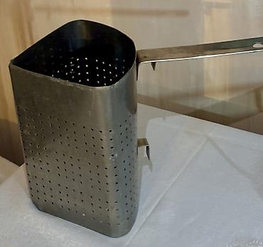 Нержавейки: Paslanmayan poladdan iki bölməli bufet çıxmaqabı (chafing dish) dəsti — 7
