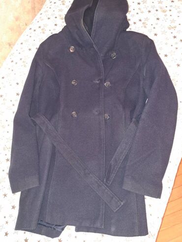 uzun jaket: Palto XL (EU 42), rəng - Göy