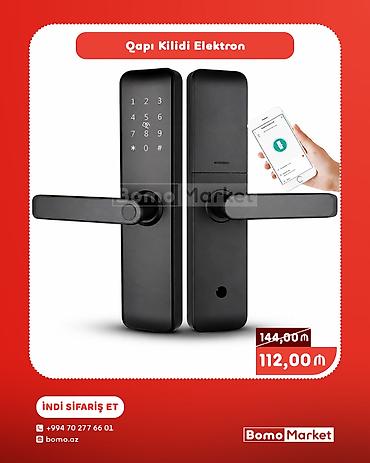 Qapı Kilidi Elektron – ağıllı giriş sistemi - Rəqəmsal klaviatura ilə