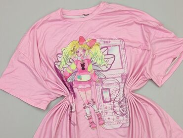 różowe t shirty: T-shirt, 8XL, stan - Dobry