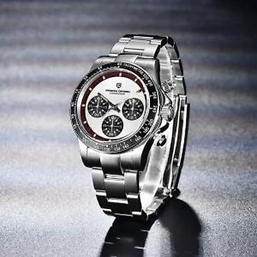 Ručni satovi: PAGANI DESIGN PD-1676 -40mm- Bela -Rolex Daytona Paul Newman Potpuno — 10