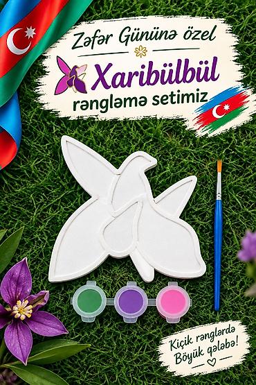 xalça 2 3: Xarıbülbül rəngləmə seti – Zəfər Gününə özel Qiyməti toplu sifatişdə — 1
