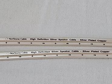 Zvučnici i stereo sistemi: NorStone Cable High Definition Silver Speaker Cable Silver - Par — 4