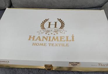 Другой текстиль: Hanımeli Home Textile markalı “İncili” pakirvaldi,cox az islenibbaha — 1