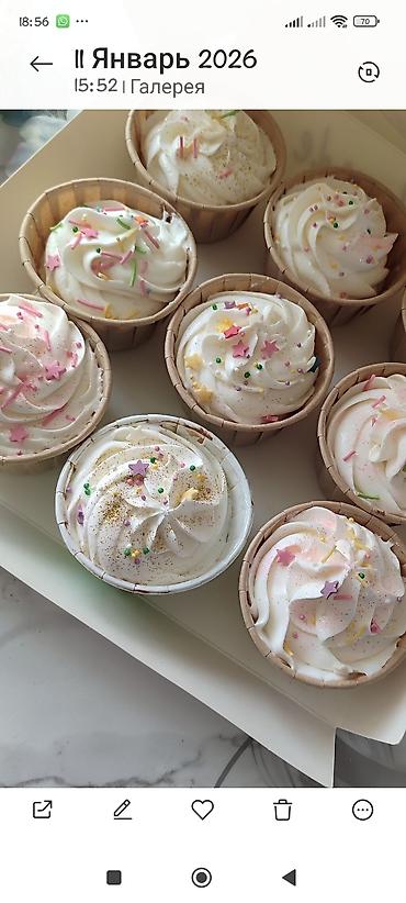 Выпечка, хлебобулочные изделия: Домашняя выпечка на заказ. Ассортимент: - Капкейки с — 16