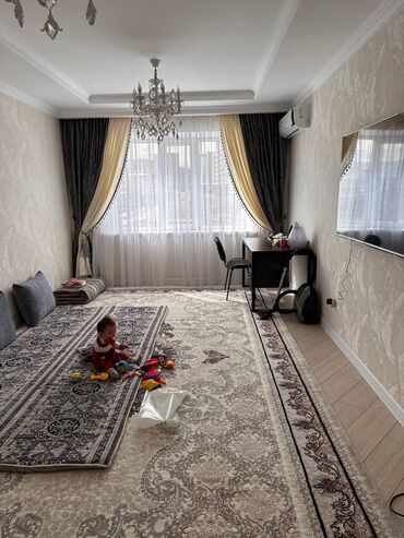 дом арча бешик квартира: 2 комнаты, 70 м², 106 серия улучшенная, 2 этаж, Евроремонт