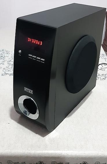 inter m: Musiqi mərkəzi,dinamiklər. 5+1 Aktiv Sabvufer "İNTEX".Daxili Bluetooth — 1