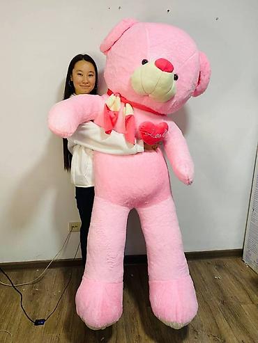 Игрушки: 🧸Огромная мишка 180 см, Бесплатная доставка 🔥🔥🔥 🧸60 см 1000 сом — 1