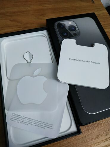 Apple iPhone: IPhone 13 Pro Max, Б/у, 256 ГБ, Graphite, Зарядное устройство, Коробка, 89 %