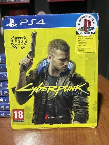 playstation 2 oyun diskleri: PlayStation 4 üçün Cyberpunk 2077 oyunu. Diskin içərisində 2x Blu-ray