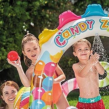детский бассеин: Детский водный игровой центр Intex “Candy Zone” 🍭 | ?130 см | 374 л — 3