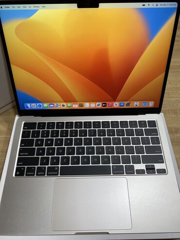 Ноутбуки и нетбуки: Ультрабук, Apple, 8 ГБ ОЗУ, Apple M2, 13.5 ", Б/у, Для работы, учебы, память SSD