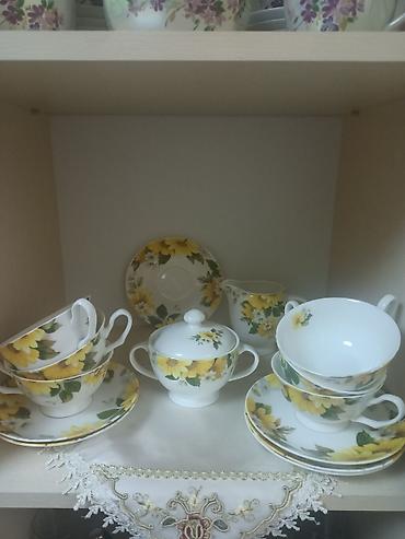 silver kitchen: Чайный сервизы 1. 7000с. Перламутровый. Дулёво. 2. 3000с. с жёлтыми — 5
