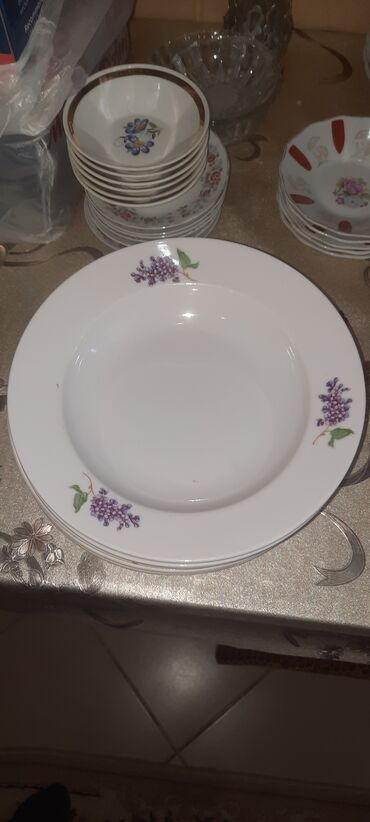 Boşqablar: Boşqablar, rəng - Ağ — 10