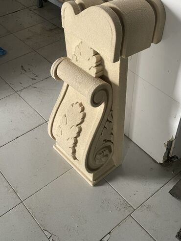 Digər bitirmə materialları: Fasad üçün dekorativ elementlər və hazır detallar - Material: sıxlığı — 45