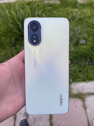 qazax telefon satisi: Oppo A38, 128 GB, rəng - Qızılı, Barmaq izi, İki sim kartlı, Face ID