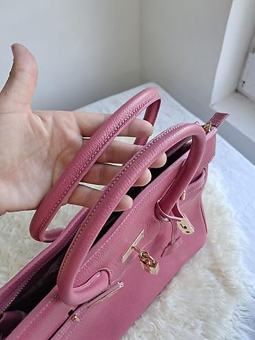 tasna za laptop: Hermes Elegantna ženska torba u prelepoj roze boji, izrađena od — 7