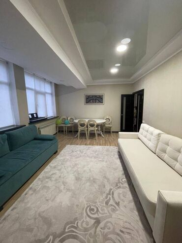 бишкек продажа квартир: 3 комнаты, 97 м², Элитка, 3 этаж, Свежий ремонт, Центральное отопление