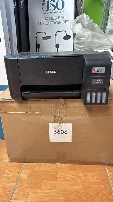 маленький принтер купить: Epson EcoTank L3251 çoxfunksiyalı printer - Çap/Skanner/Kopya — 1