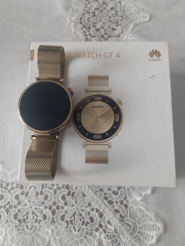 Qol saatları: SMART SAAT HUAWE WATCH GT 4 41 MM SATİLİR QİZİLİ RENG QİYMET 300 AZN