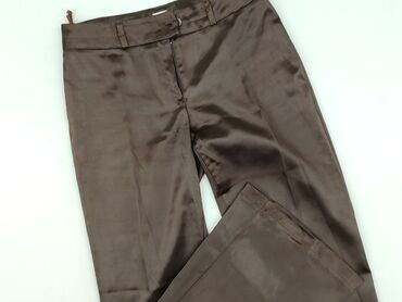 śliskie legginsy: Spodnie materiałowe damskie, rozmiar S