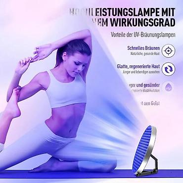helanke sa kompresijom: LED lampa za plavo svetlo 460 nm – kućna fototerapija i brzo — 8
