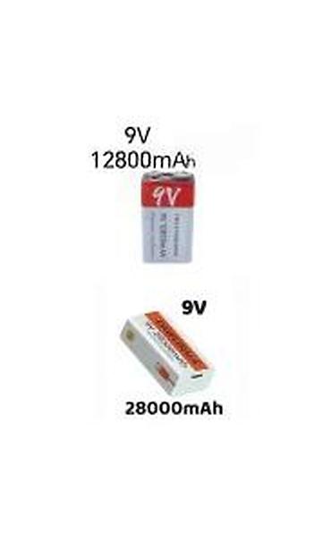 Baterije: PUNJIVA BATERIJA 9V USB TIP C 12800MAH 9V USB TIP C 28000MA | Lično — 7