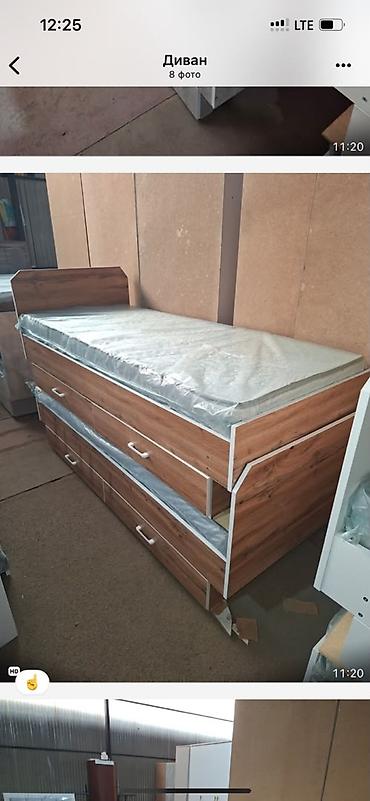 bunk bed: Односпальная кровать, Новый, С матрасом, длина - 190 см — 8