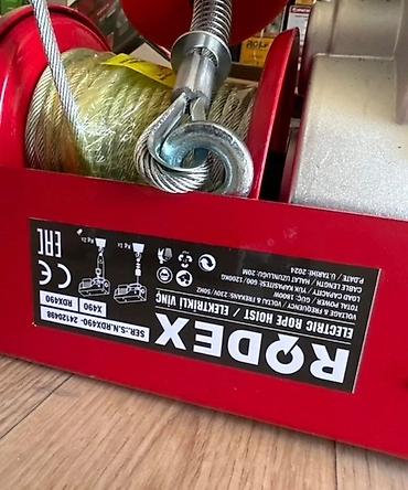 levo: Электрическая канатная таль-лебёдка RODEX ELEKTRIC HOIST RUSMASH — 6
