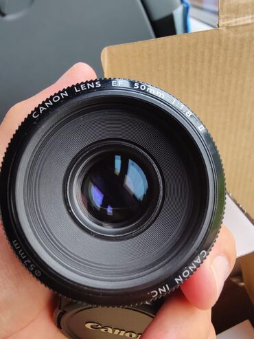 Объективы и фильтры: Объектив Canon 50 mm. Как новый