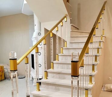 Pilləkən məhəccərləri: Yeni Pilləkən məhəccəri, Paslanmaz polad, Pulsuz çatdırılma — 14