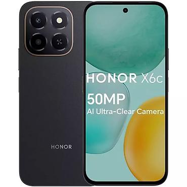 смартфоны хуавей хонор: Honor X6c, Б/у, 128 ГБ, цвет - Черный, 2 SIM — 1