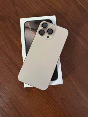 мой новый номер ошка: IPhone 16 Pro Max, Жаңы, 256 ГБ, Natural Titanium, Куту