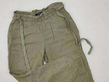 czarne cargo pull and bear: Spodnie materiałowe damskie, rozmiar XS — 1