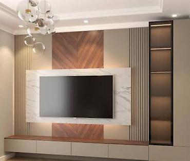 televizor dekoru alcipan: Siyirməli, Polkalı, MDF — 2