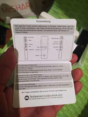 Ostale kamere: Digitalni diktafon Wohlman V90 je kompaktan i prenosiv uređaj — 10