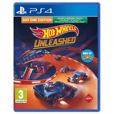 oyun diskləri: Ps4 hot wheels unleashed