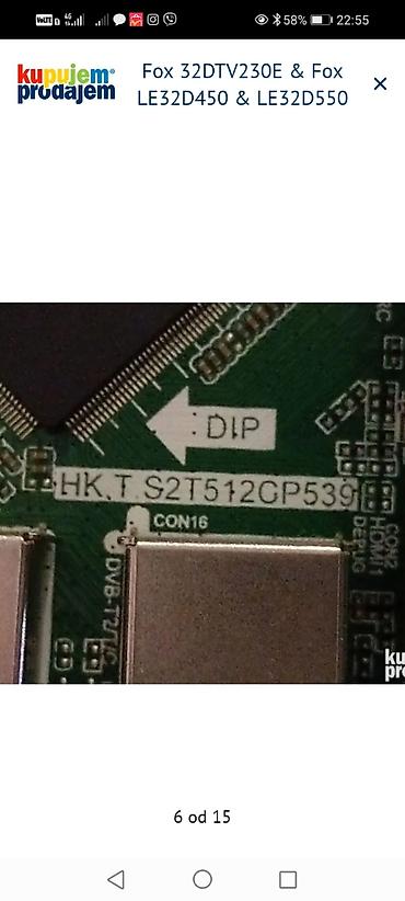 Aksesoari za TV i video: Fox 32DTV230E, Fox LE32D450 i Fox LE32D550 – delovi za televizore 32" — 7