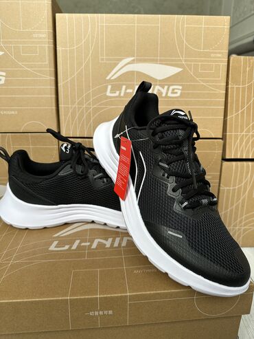 подросковые обувь: Li-Ning в оригинале Легкая, сетчатая, амортизирующая, удобная мужская