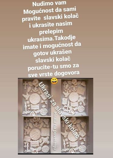 Peciva, pekarski proizvodi: Nudimo vam mogućnost da sami pravite slavski kolač i ukrasite ga našim — 3