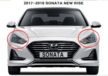 соната нью райз: Комплект передних фар Hyundai 2018 г., Б/у, Оригинал