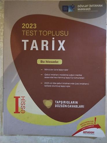 toplar: Məhsul: 2023 Test Toplusu – Tarix (I hissə) Tərtibatçı: Dövlət İmtahan — 1