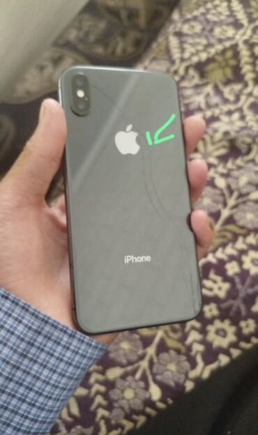 сломанные телефоны: IPhone X, Space Gray