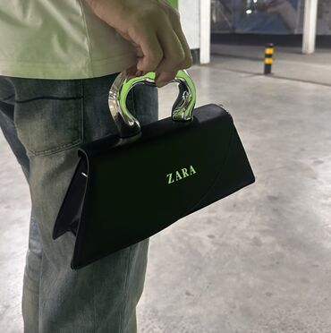 женский кошелек с двумя молниями: ✨ Стильная сумка ZARA ✨ Элегантная черная сумка с оригинальной