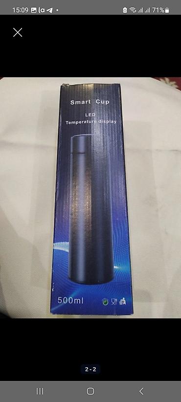 наливатор: Умный термос Smart Cup с LED-индикацией температуры, объем 500 мл — 1