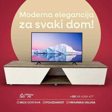 veliki stolovi za terase: 📺 TV Komoda 1 - K002 ✔️ Elegantna i funkcionalna TV komoda za vaš