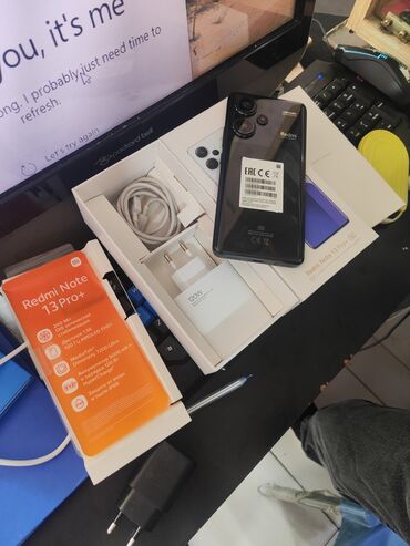 Xiaomi: Xiaomi Redmi Note 13 Pro Plus, 256 GB, rəng - Qara, 
 Barmaq izi, Face ID