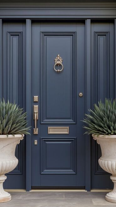 Giriş qapıları: Mənzil üçün Yeni Giriş qapısı Zamok ilə, Zəmanətli, Pulsuz quraşdırma, Rayonlara çatdırılma — 33