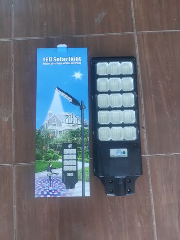 Günəş lampaları: Günəş enerjili LED küçə/ həyət lampası Xüsusiyyətlər: - İnteqrə — 6