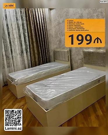 Çarpayı – La Mini - Ölçü: 90 × 200 sm - Mexanizm: Açılan, bazalı lalafo.az -da Çarpayı – La Mini - Ölçü: 90 × 200 sm - Mexanizm: Açılan, bazalı